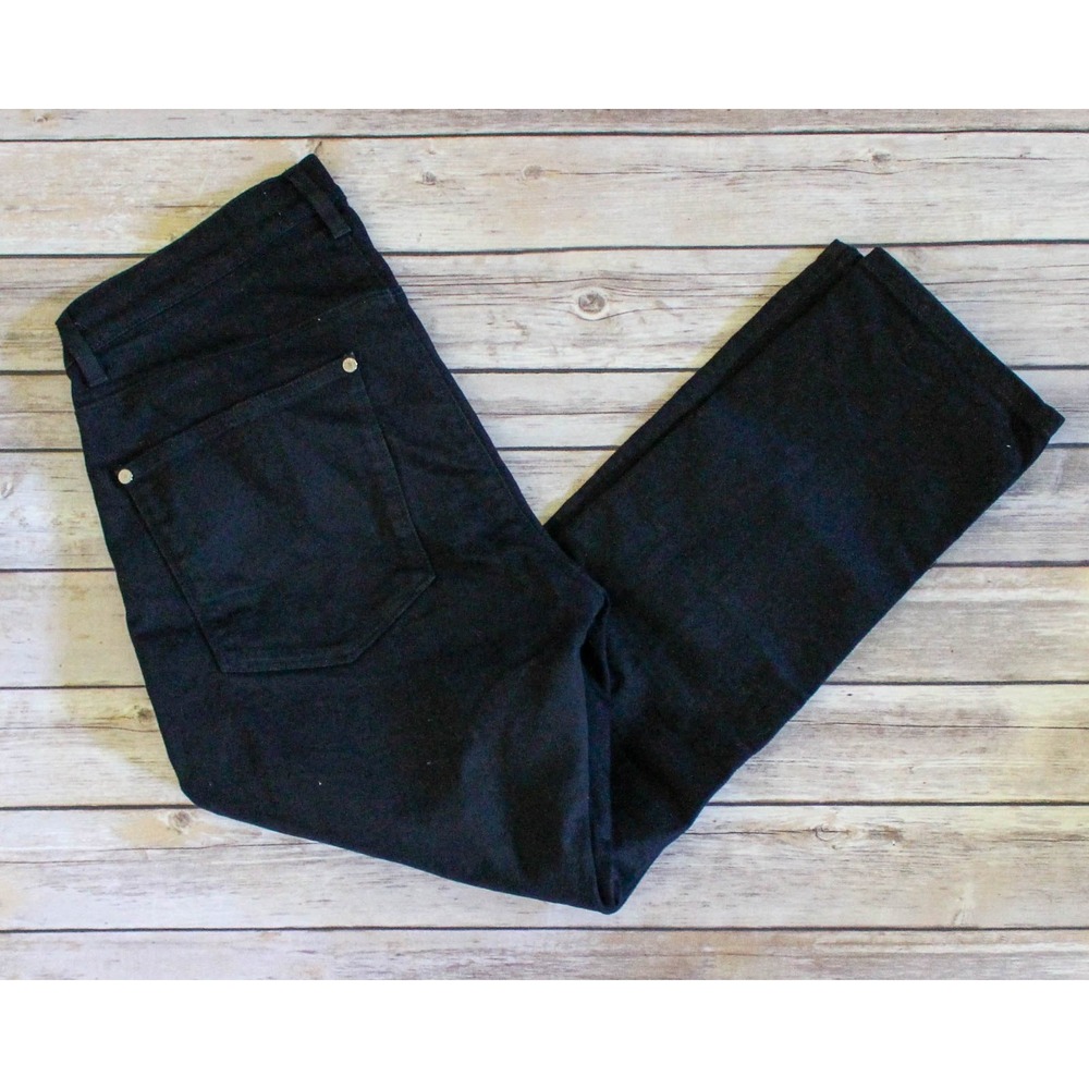 Acne Studios Jeans Mens 33/32 x 25 Black Slim Max Stay Cash Italy *Altered Hem
